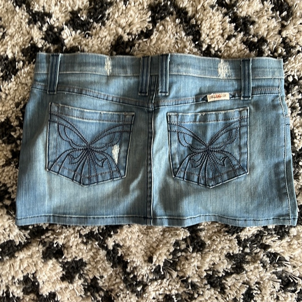 Never worn Vintage Frankie B butterfly miniskirt